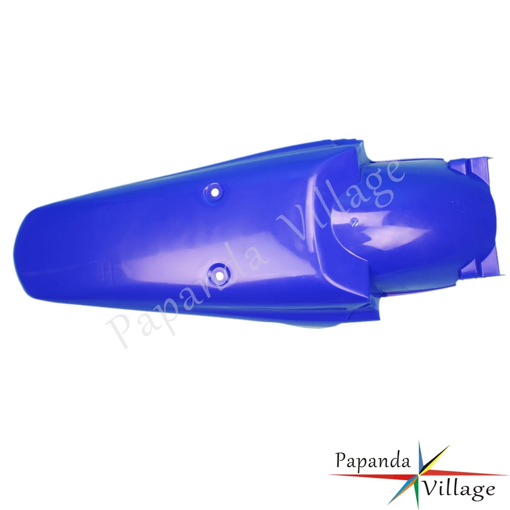 Blue Plastic Rear Fender Motocross Off Road Tail Mudguards Protector Universal for YAMAHA YZ YZF WR TTR 50 85 110 125 250 450