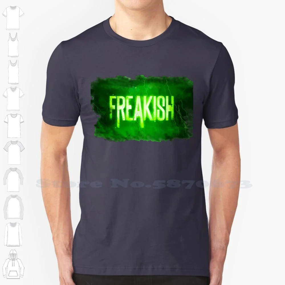 Freakish 100% Cotton T-Shirt Violet Leo Howard Grover Jones Freakish Green Zombie Tv Show High Youtube Arden