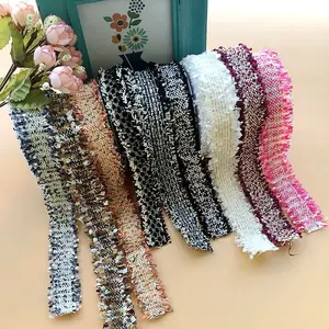 Tweed -Gurtbandband mit zerkleinerten Seiten, Hüten und Pins -Spielen, 2 cm, 3 cm, 5 Yards pro Los Jacquard Guarrison Nähzubehör 12 Hauptverkauf Tweed Tape - №5