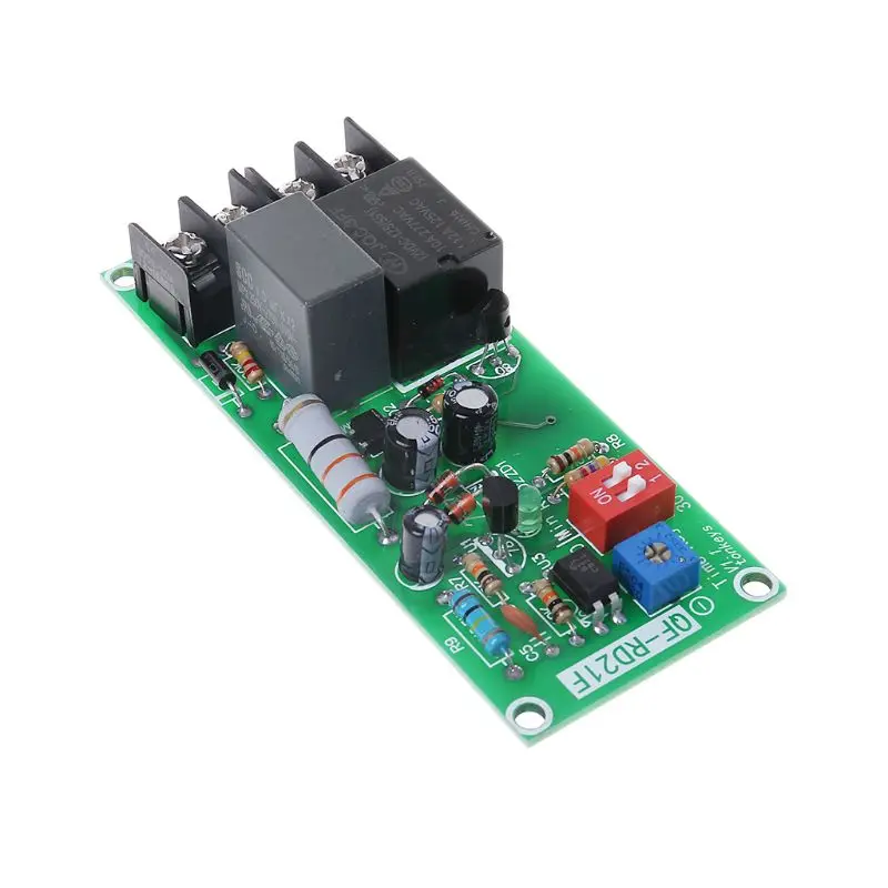 AC100V-220V Four Gear Adjustable Timer Control Relay Module Turn Off Delay Switch Board For Exhaust Fan High-Precision