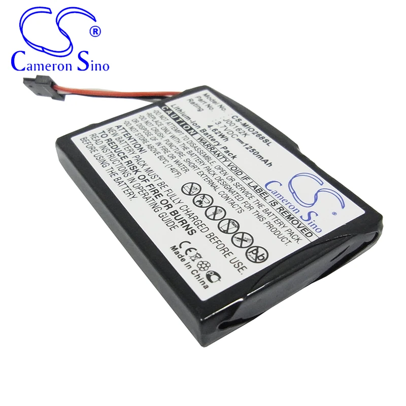 CameronSino Battery for Mitac Mio 138 Mio 268 Mio 268 Plus Mio 269 Mio 269 Plus Mio 269 Plus Mio C510e GPS,Navigator battery