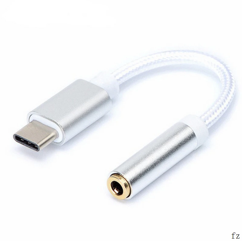 

200 Pcs Type C to 3.5mm Earphone Jack Adapter USB Type C to 3.5mm Female Cable USB C Adapter for Huawei P30