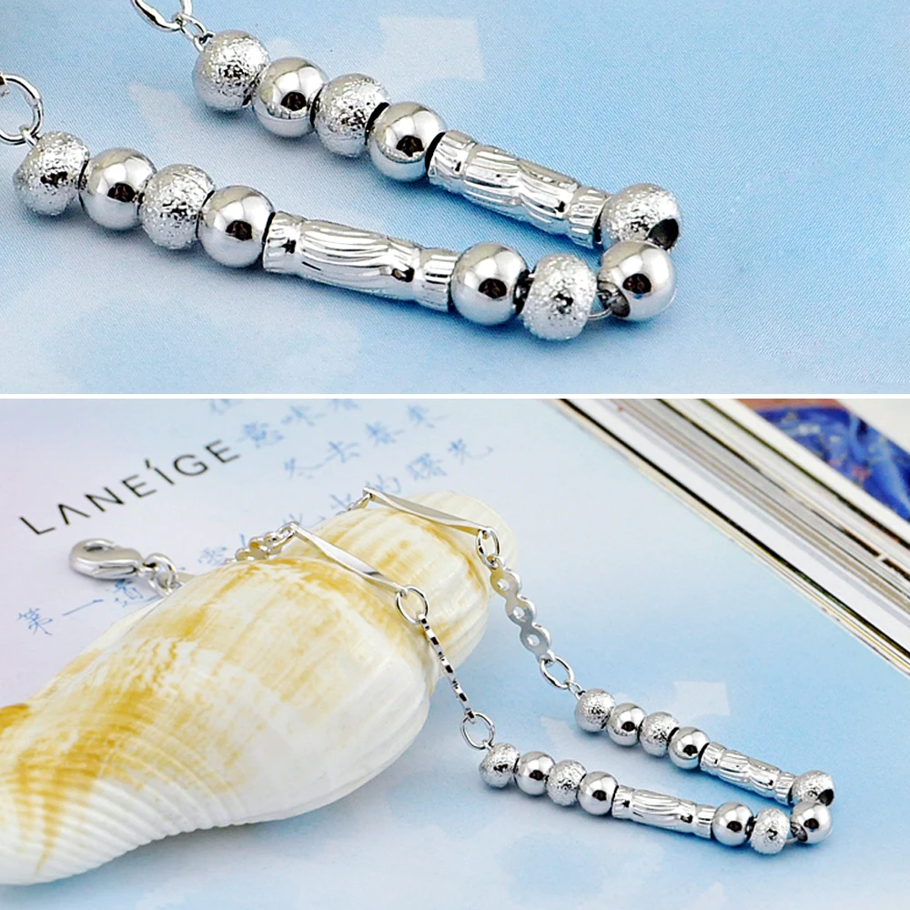 925 Sterling Silver Bracelet for Women's Vintage Handmade Hand Catenary Kpop Cute Luxury Jewelry For Lover Friend Women view 5