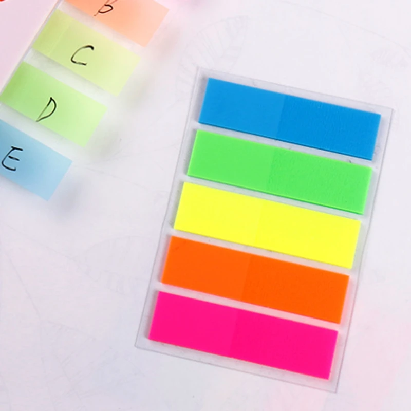 Removable Indicator Label 5 Color Pagination Label Memo Pad Sticky Notes Point It Big Brands Are Trustworthy