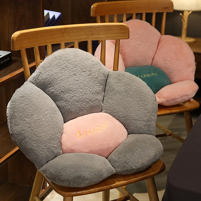 

New Soft Colorful Flowers Pillow Animal Seat Cushion Stuffed Plush Sofa Indoor Floor Home Chair Decor Winter Children Girls Gift