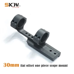 SKWoptics 30mm Mount Ring, Flat Offset Mount, , 21MM Picatinny Rails, 6061-T6 Aluminium