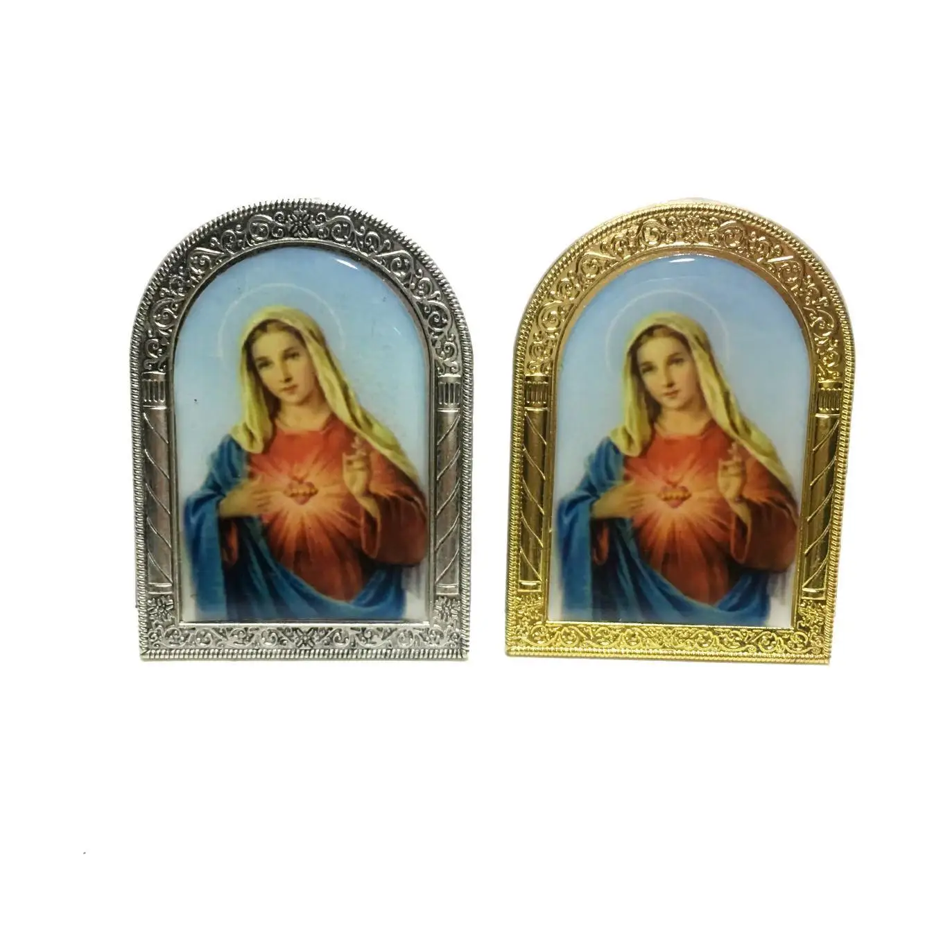 Icona degli utensili della chiesa cattolica gesù ornamento croce cristiana vergine maria cattolicesimo figurine promosse decorazione della casa