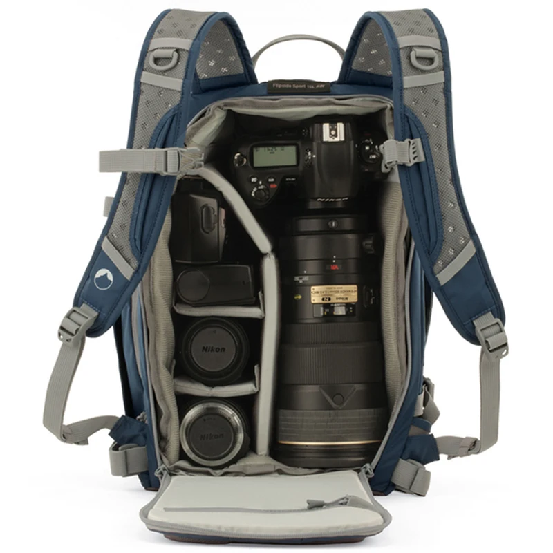 Wholesale Genuine (Blue) Flipside Sport 15L AW DSLR Photo Camera Bag Daypack Backpack With All Weather Cover