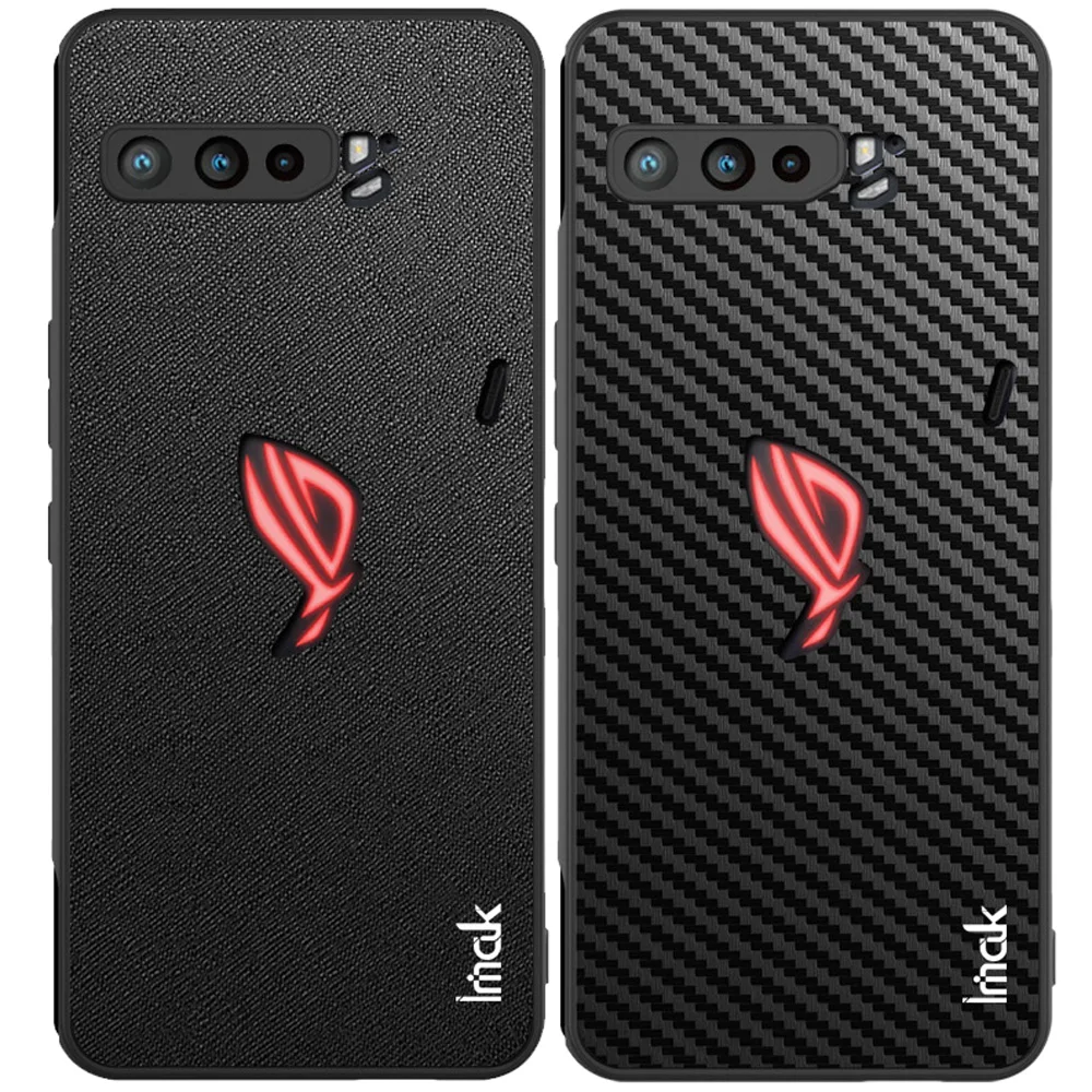 IMAK PU Leather Back Case Cover For Asus ROG Phone 5 Rog 5 3 Strix