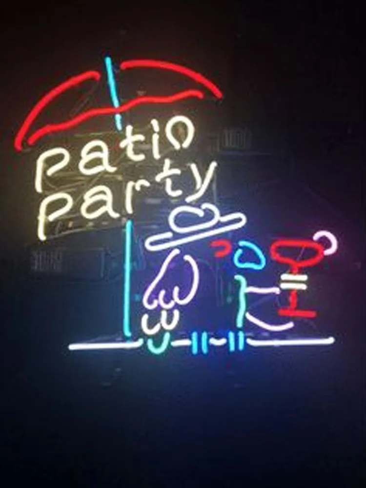 

Neon Sign For Patio Party glass Tube Parrot Beer club Lamps resterant light advertise custom free DESIGN Impact Attract light