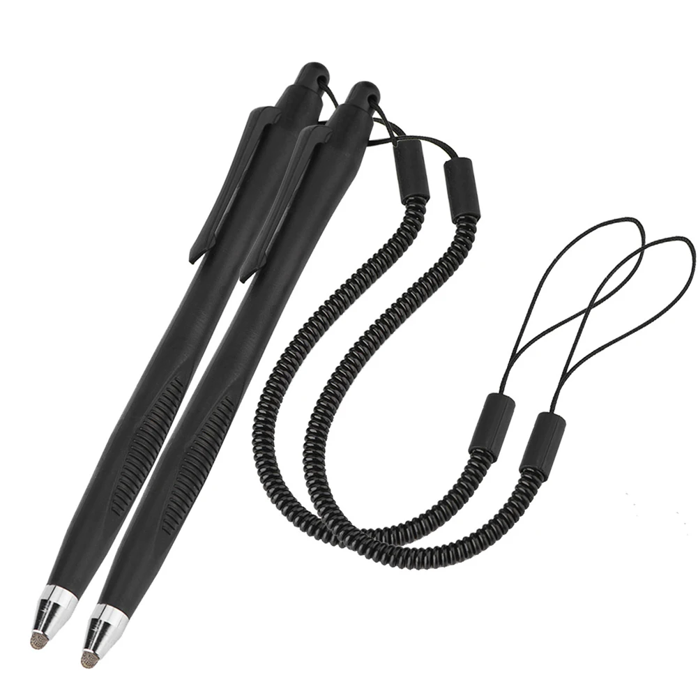 2pcs Touch Screen Stylus Pen With Spring Hose High Sensitivity Fine Tip Home Office For Phone Tablet Notes Painting