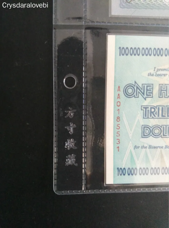 5pcs Pages Paper Money Album Currency Banknote Collection Book Storage Album Paper Money Postage Stamps Pocket Holder Book