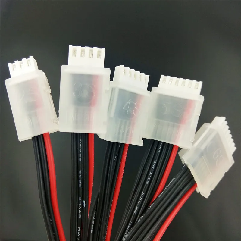 I Max Imax B6 Wire Lipo Battery Balancing Connectors 1S/2S/3S/4S/5S/6S Balance Cable Cover The Lock Jst Male Female Accessories