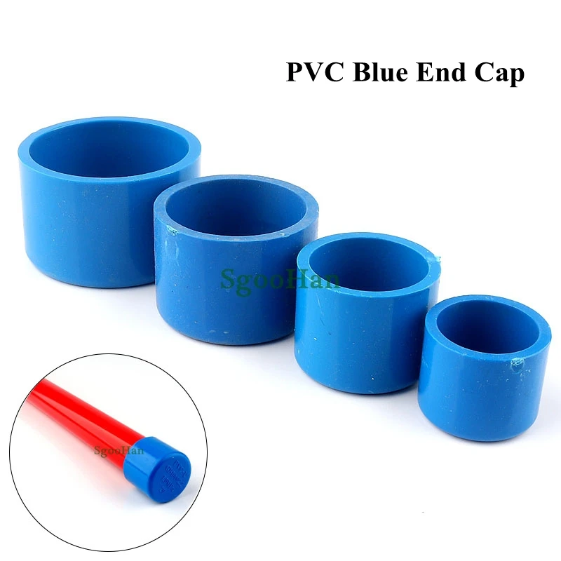 5~100pcs Size 20~50mm PVC Pipe End Plug Connector Irrigation System Watering Plastic End Cap Frame Fittings Fish Tank Joints