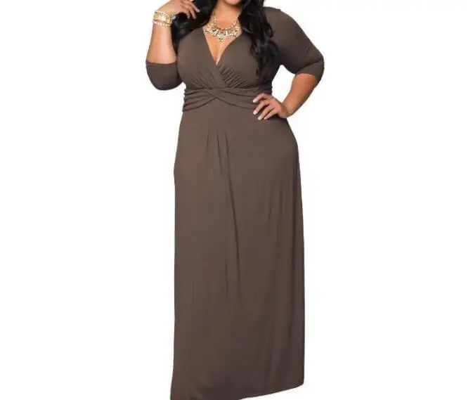 Black V Neck Half Sleeve Women Dress Plus Size 3XL Summer Big Size Casual Women Clothing For Party Elegant Lady Dress