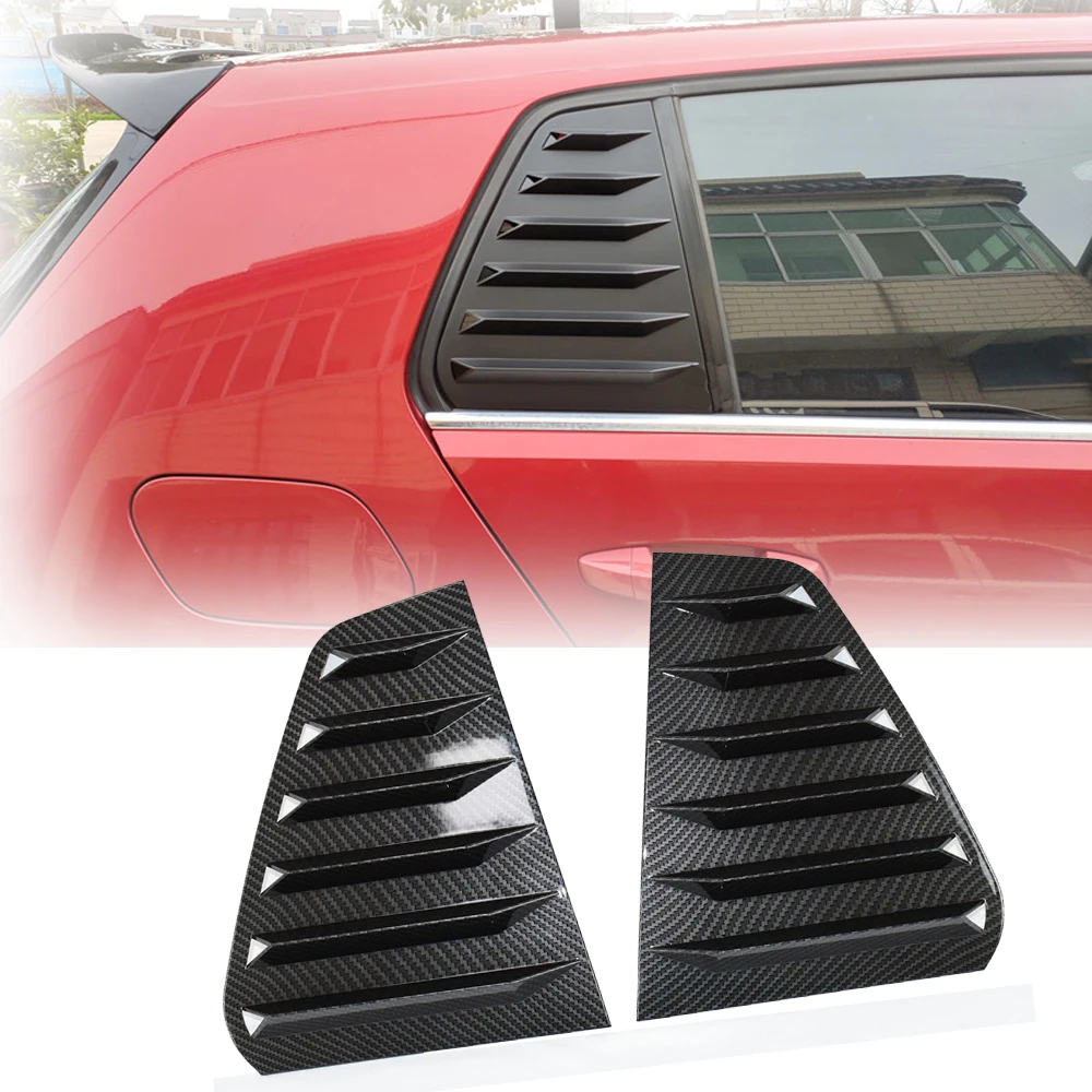 

1 Pair Car Side Vent Window Scoop Blind Cover Trim Fit for VW Golf R GTi MK 6 Mk7 / Mk 7.5 2013-2020 Auto Accessories