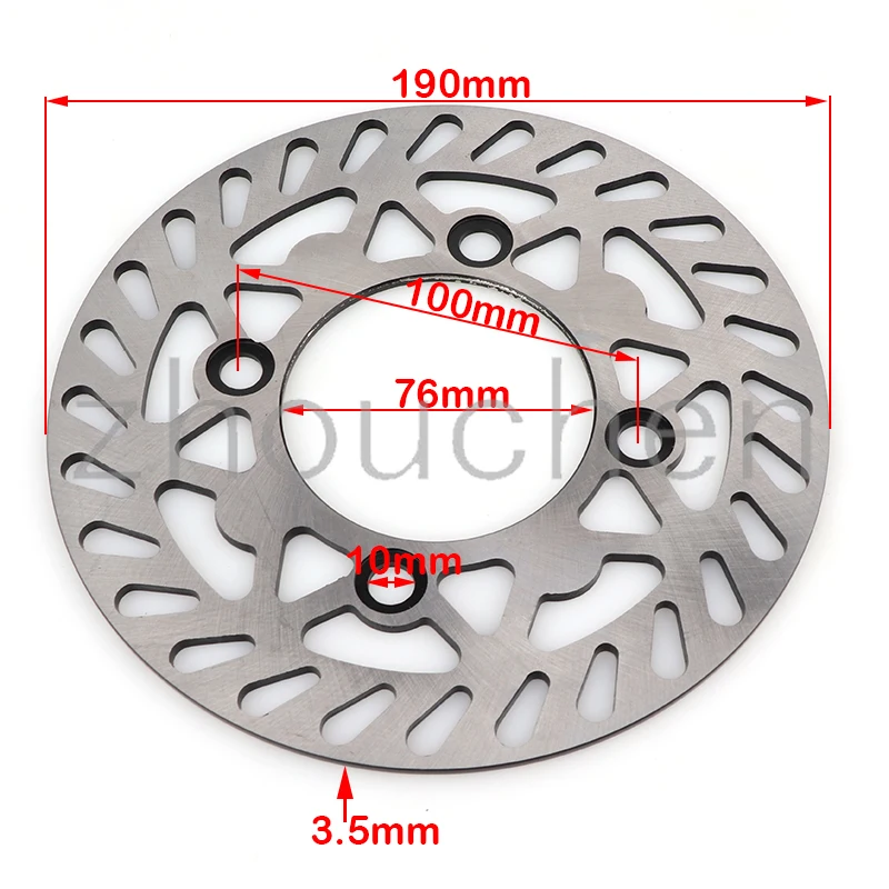 190/220/230mm brake disc plate for dirt bike pit bike KLX CRF BEST Bike Front and Rear Brake Universal Use