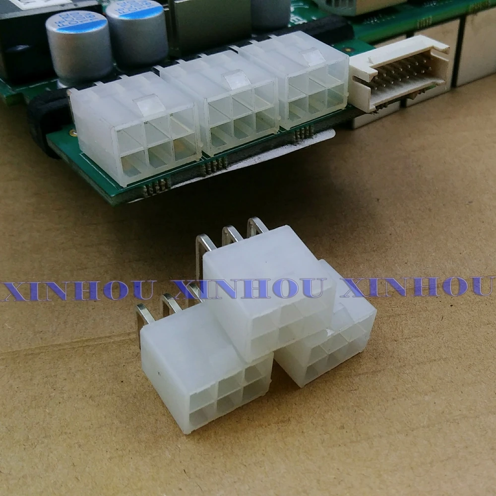 

50pcs 6-pin connector power connector looper for Asic miner antminer S9 S9k S9j l3 DR3 T9 Z11 Z9 B7 X3 A4 A9 M3 Z1PRO Eibt E10.2