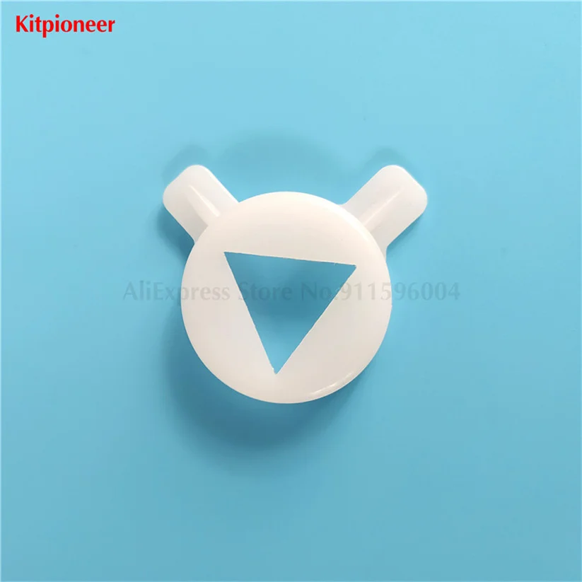 Необычные 6 шт. треугольной формы крышки машины для мороженого, внутренний диаметр 29 мм, моделирующие колпачки для насадки для мороженого