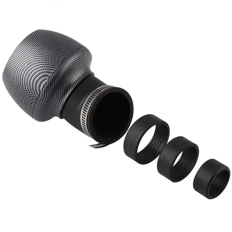 28mm/35mm/42mm/48mm Universal Motorcycle Air Filter Carbon Fiber For 150cc 250cc ATV Quad Moped Scooter Go Kart