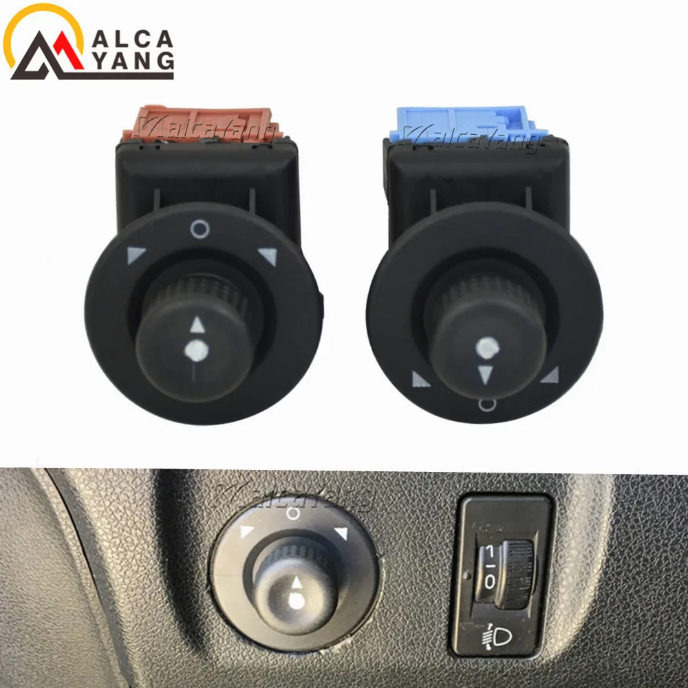 New Side Master Door Adjust Knob Side Mirror Switch Knob For Peugeot Partner 1007 Citroen C2 C3 Xsara Picasso Berlingo