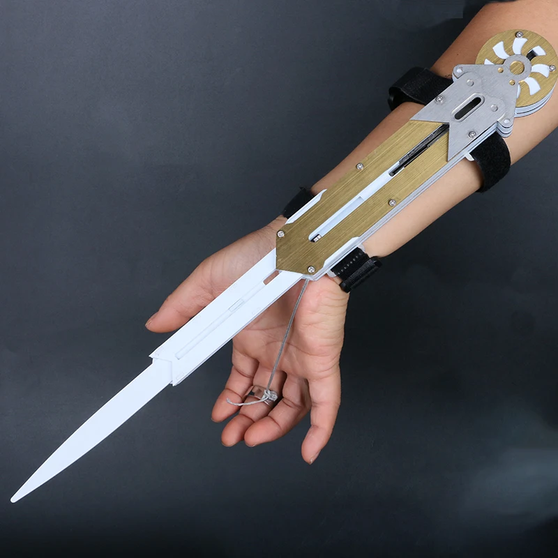 2020 New Hidden Metal Hidden Sword Action Figure Hidden Sword Weapon Sword Pop-up Children's Toy Gift Hidden Sword