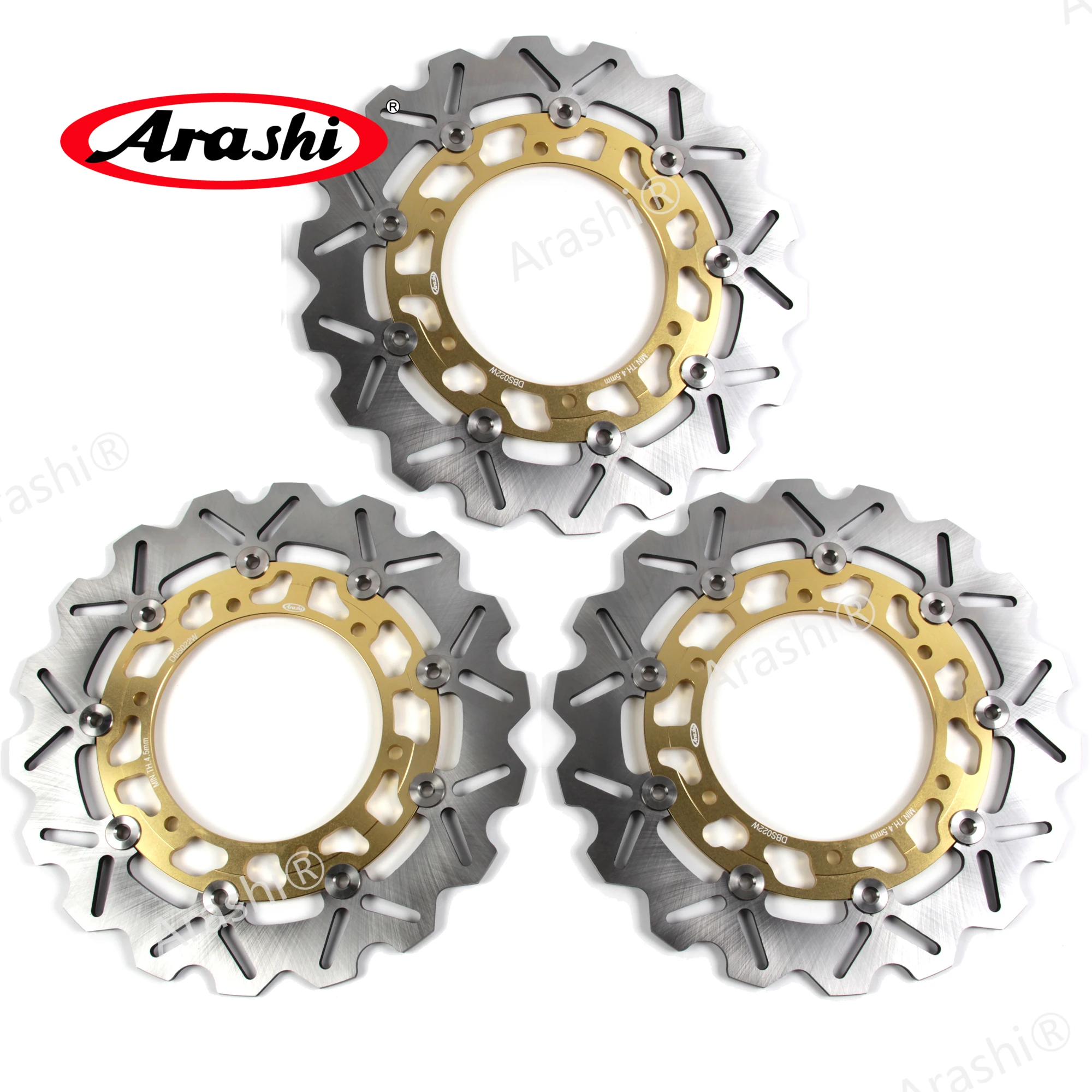 

Arashi 1 Set For YAMAHA XVZ VENTURE ROYALE 1200 1984-1987 CNC Floating Front Rear Brake Disc Rotors 1984 1985 1986 1987