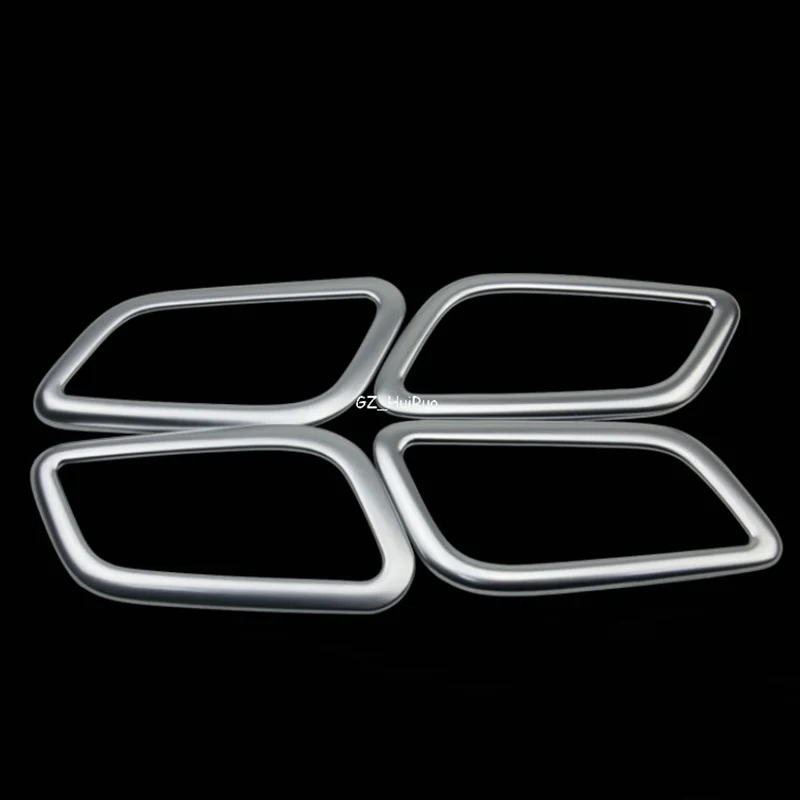 Inner door handle bowl cover decoration box ring for Chevrolet tracker trax auto accessories chrome Door Handle Frame Cover Trim