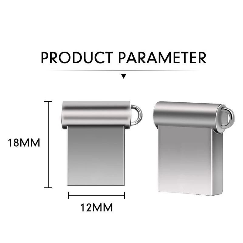 car Super Mini Metal Usb Flash Drive 4G 8G 16G Pen Drive 32GB Memory Stick ad alta velocità U Disk 64GB Pendrive 2.0 Memoria Usb