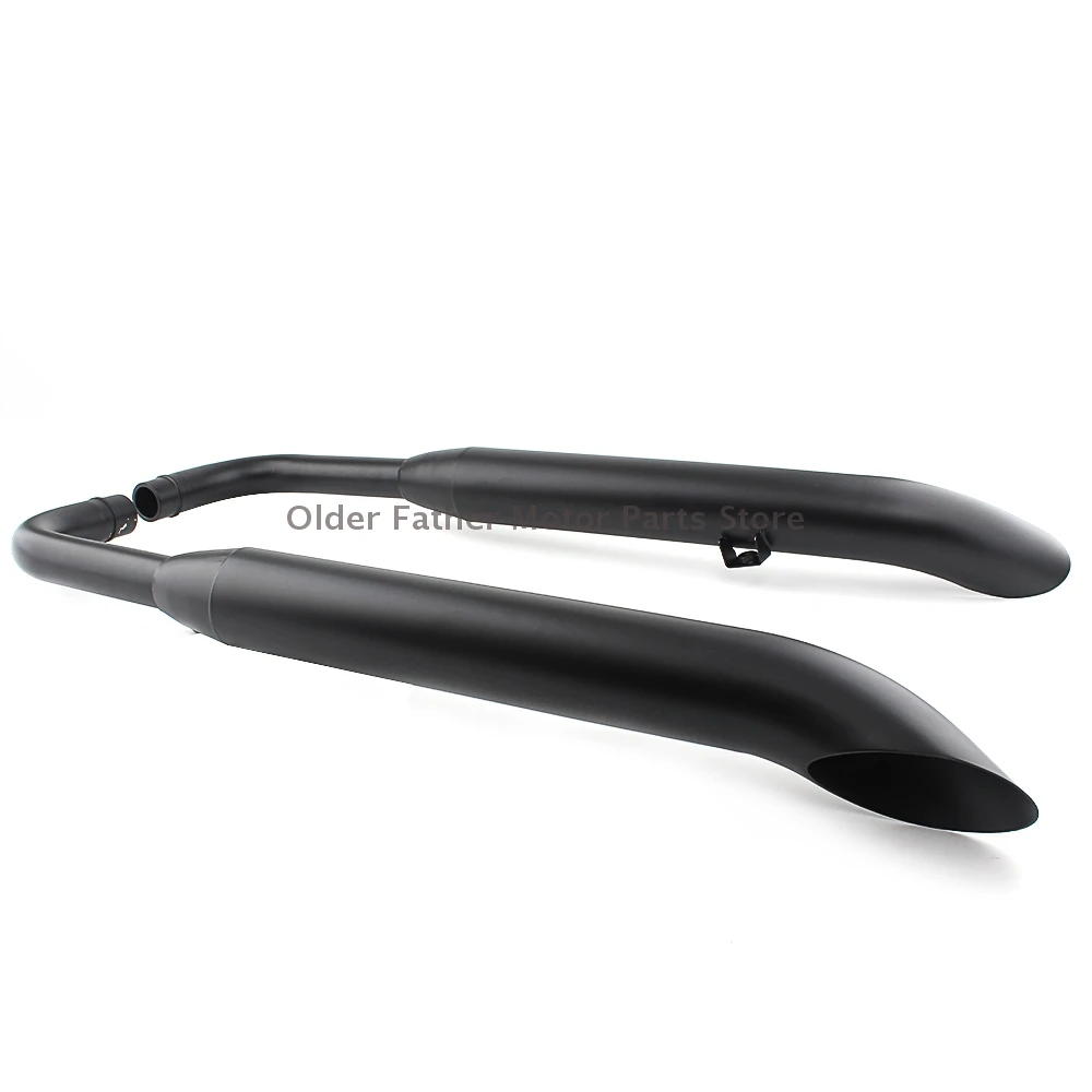 Matt black Motorcycle Silencer Exhaust Muffler Pipe For Triumph Bonnieville Bobber T100 T1200