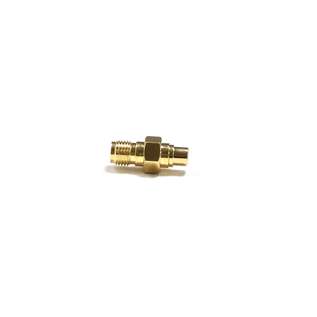 1 pc SMA hembra Jack switch MCX hembra Jack RF Coax Adaptador convertidor recto dorado nuevo venta al por mayor