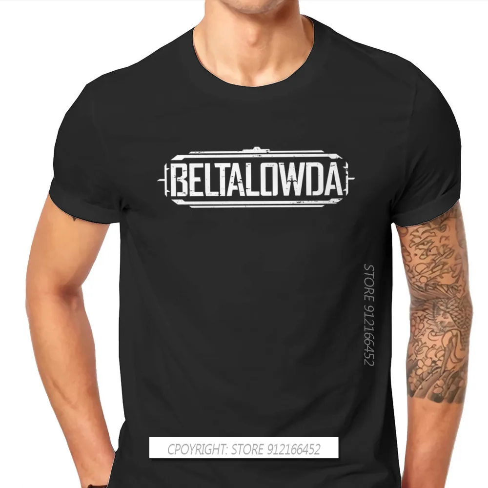 The Expanse TV TShirt For Men Beltalowda Belter White Humor Tees T Shirt Designer Loose Style Letter Clothing