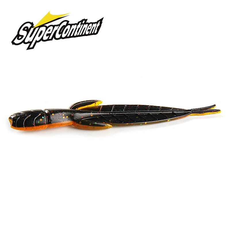 supercontinent hot fishing lure 78mm/20pcs C-4 leech lure bait larva soft bait