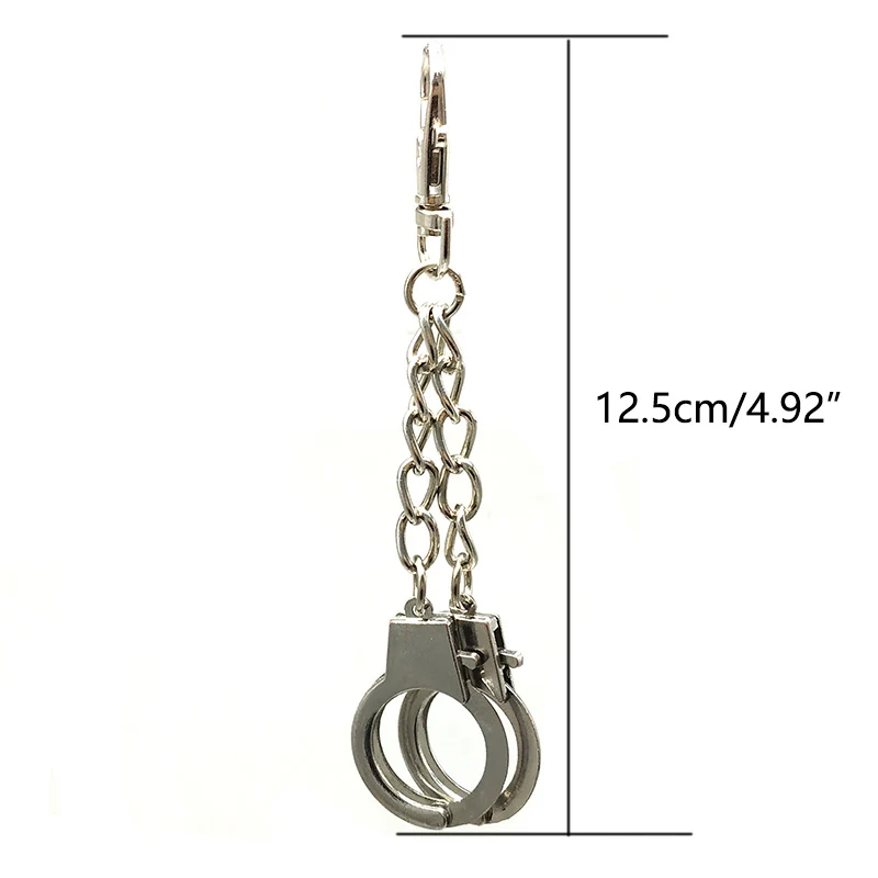 Rock Hiphop Punk Wallet Belt Chain Pants Chain Silver Handcuffs Waist Chain For Women Men Keychain Jewelry Accessories