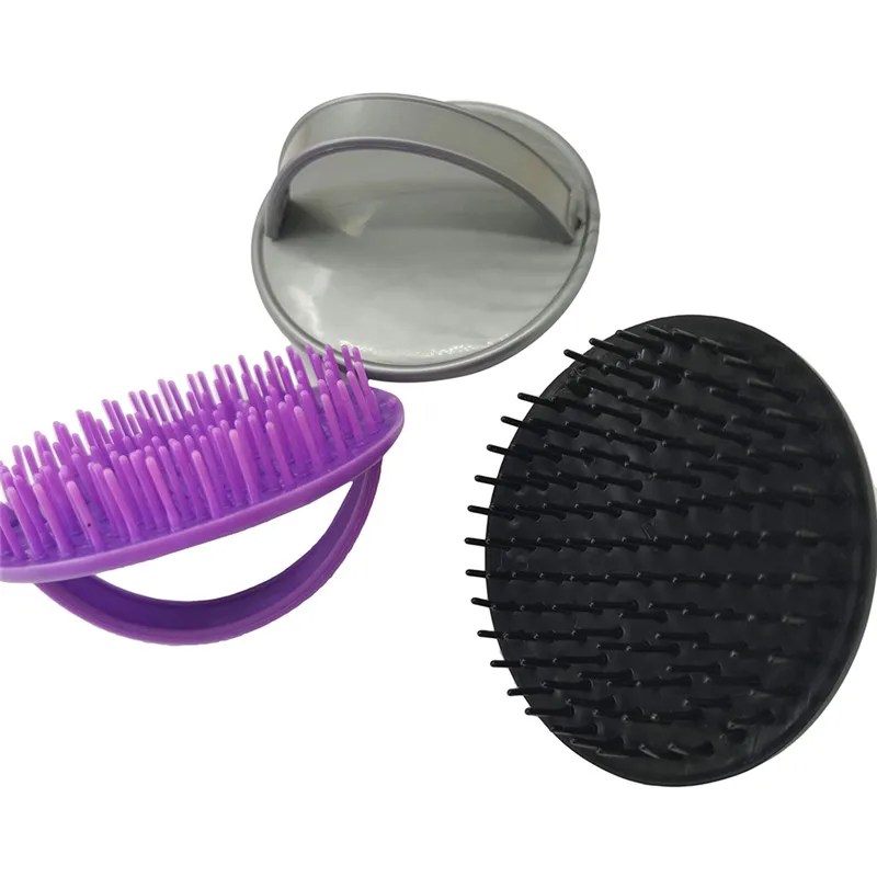 1pc Comb Handheld Scalp Shampoo Massage Brush Washing Comb Shower Head Hair Mini Head Meridian Massage Wide Tooth