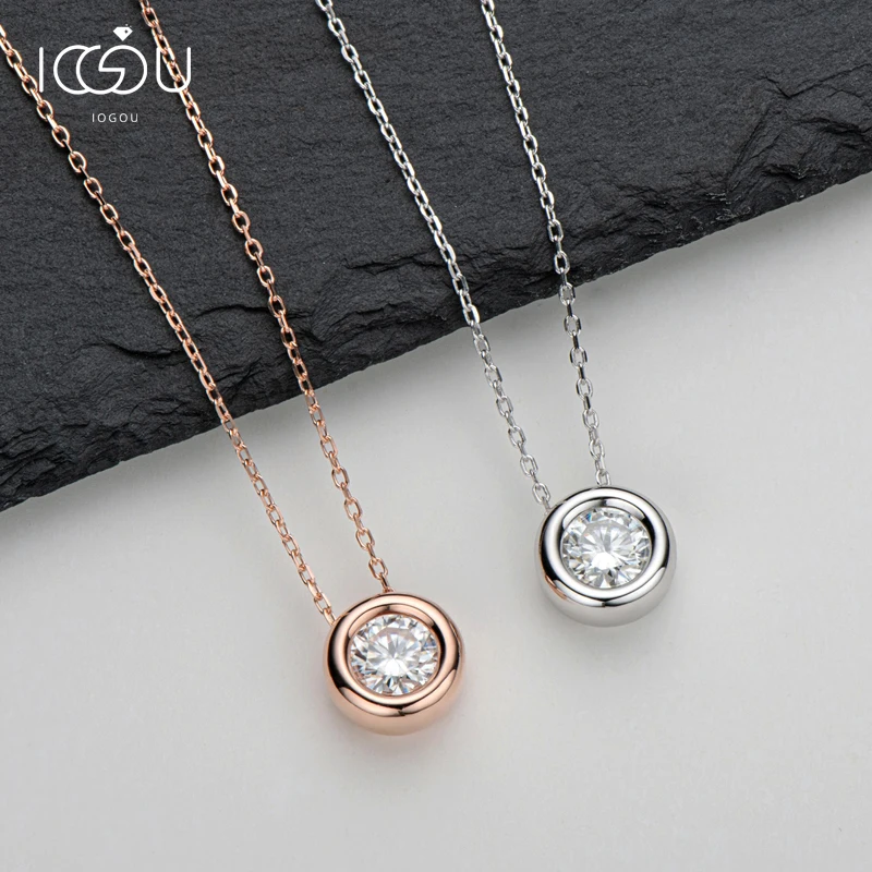 iogou quilates d cor noivado moissanite pingente neclace 925 prata 65 mm redondo moissanite diamante corrente joias atacado 01