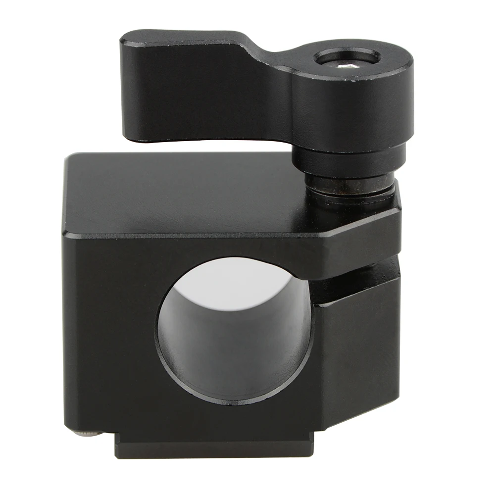 Zacisk pręta mocowanie do buta camvinate 15mm z czerwoną/czarną gałką do kamery 15mm System wspornik szyny z głowicą światła LED