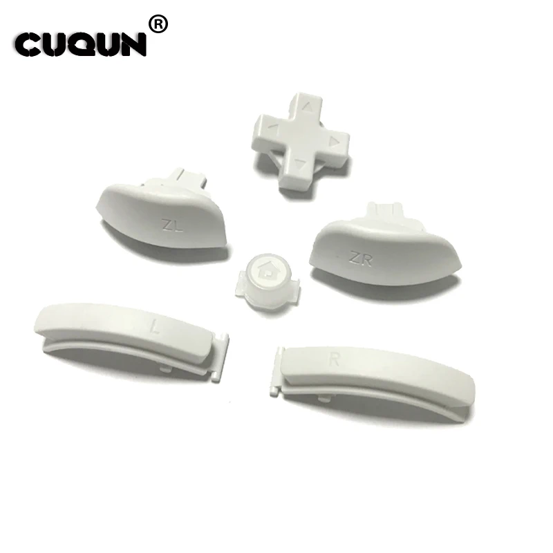 Juego de botones blancos originales NS Lite para consola de juegos Nintendo Switch Lite NS Lite, tecla cruzada, botón de inicio y botones ZL ZR L R