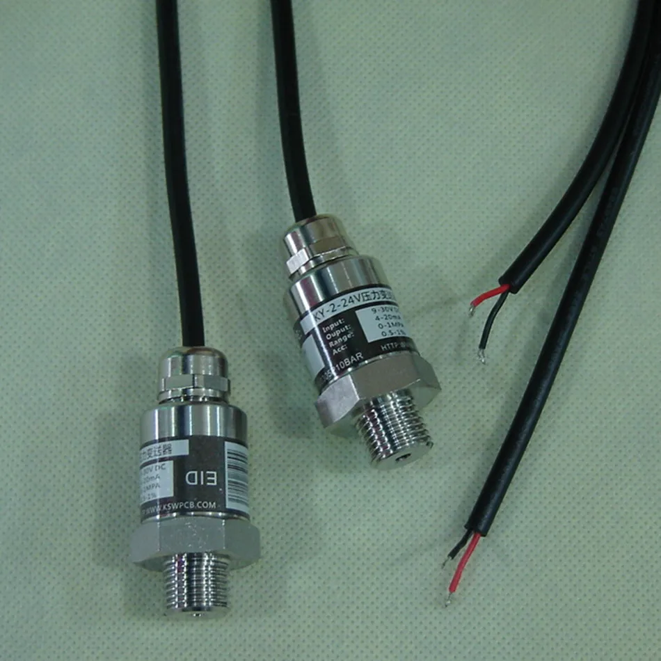 Pressure Sensor Frequency Conversion Water Pump Water Pressure Sensor Two-wire System Waterproof Lead Range 0-10Bar