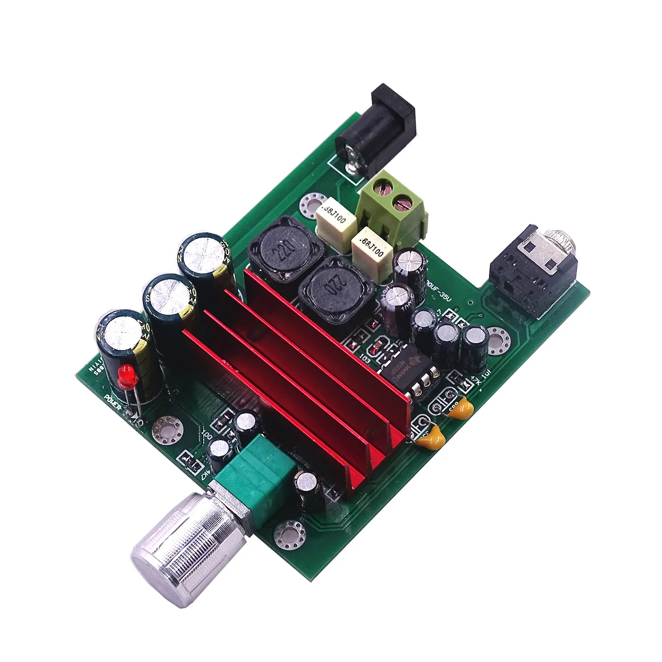 LTRIG custom 1Pcs TPA3116 Subwoofer 100W 3.5mm Digital Power Amplifier Board Amplifiers TPA3116D2 NE5532 OPAMP 8-25V A4-010