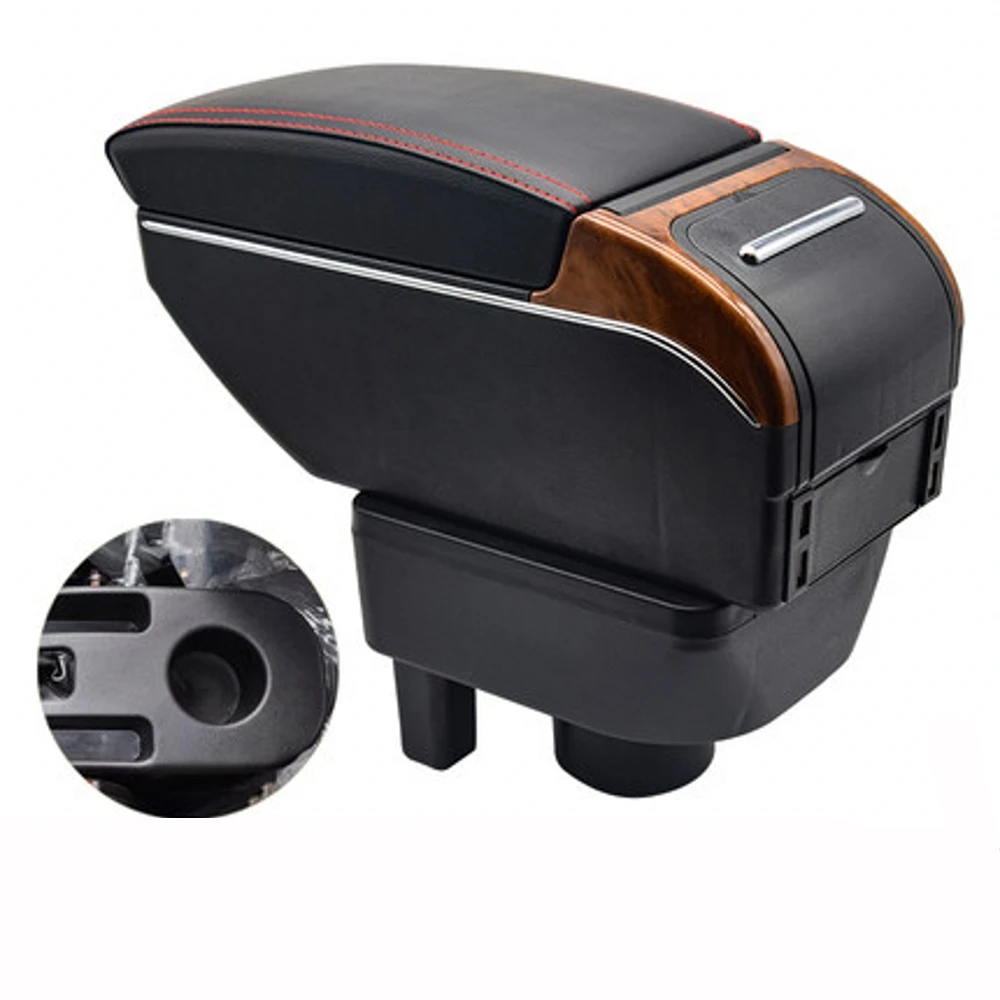 

For New Geely CK Armrest Box Central Content Interior Arm Elbow Rest Storage Case Car-styling with USB Cup Holder