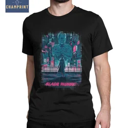 Blade Runner 1982 T-Shirts for Men Hipster 100% Cotton Tee Shirt Round Collar Short Sleeve T Shirts Printed Clothes