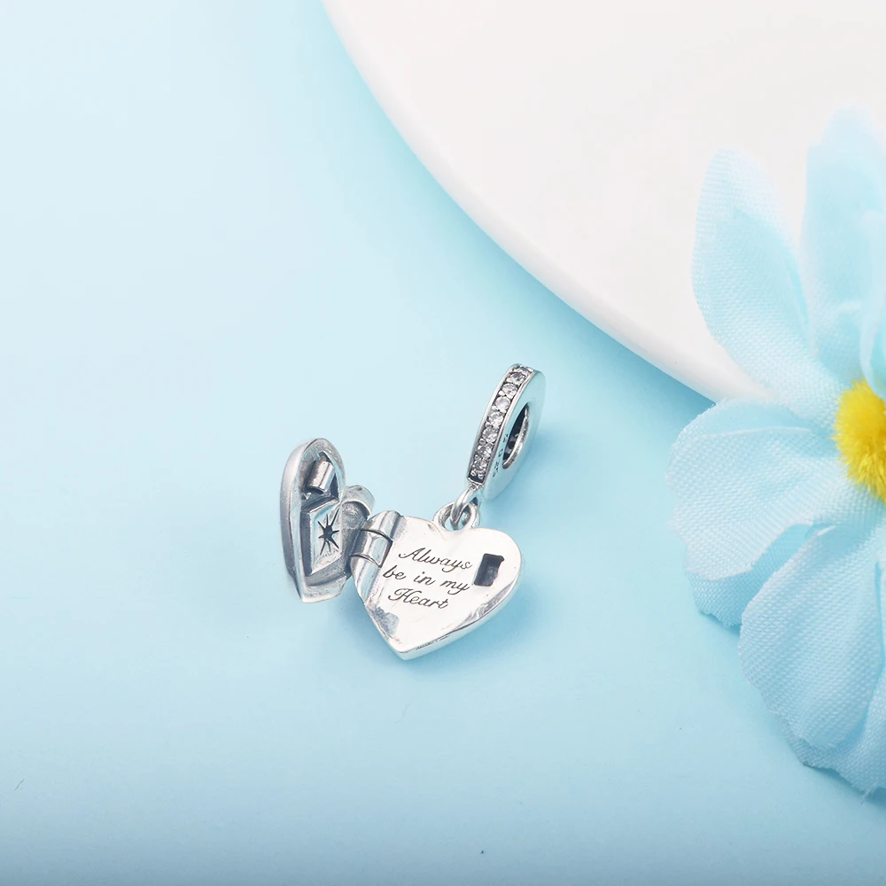 2021 Autumn New Valentine's Day Sterling Silver Beads Jewelry Fits Original Snake Chain Bracelets Pendant Woman DIY S925 Charms