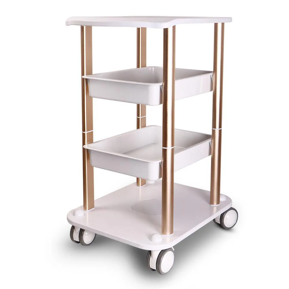 Trolly-Soporte de hierro para máquina de belleza, carrito de rodillo para cavitación Lipo Laer, adelgazamiento, salón de Spa, nuevo