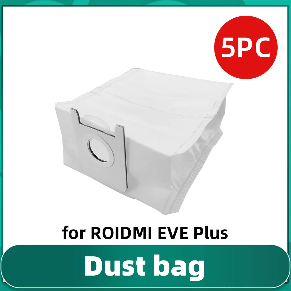 Fit for Roidmi Eve Plus SDJ01RM / XCLEA H30 Plus / H40 Plus Main Side Brush Hepa Filter Mop Cloths Dust Bag Robot Vacuums Part