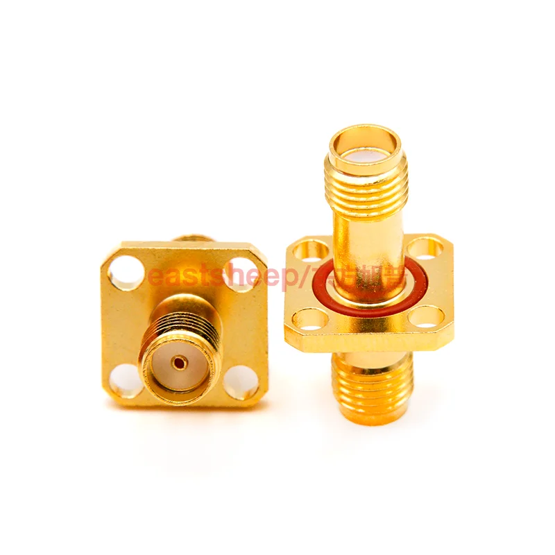 eastsheep RF adapter SMA-KFK-3 SMA-KKF SMA flange fixed with waterproof rubber ring
