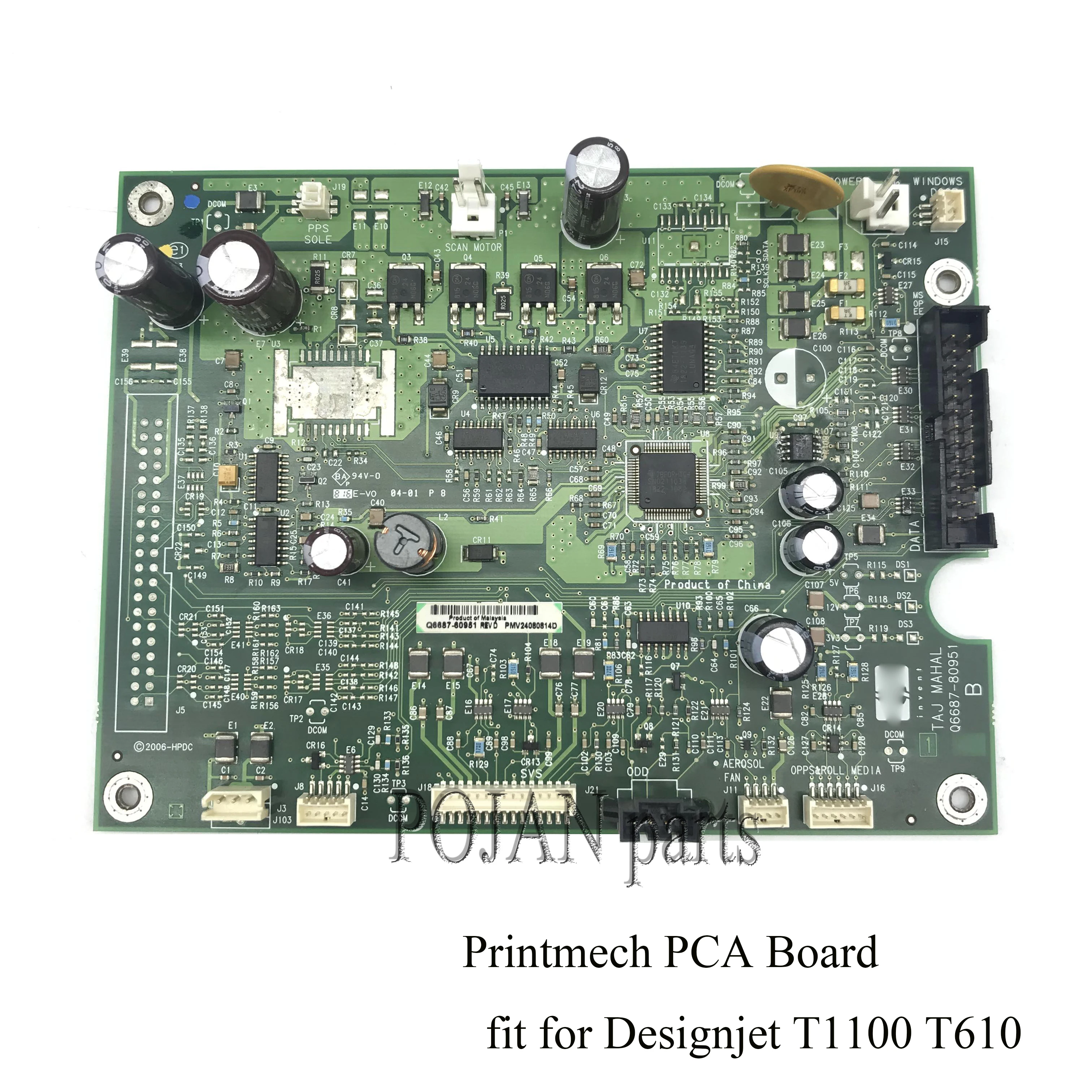 Q6683-67801 Printmech PCA Board Fit for DesignJet T610 T1100 T610PS T1100PS 24 & 44inch Plotter Parts POJAN