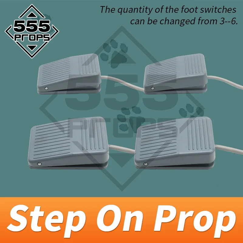 555 props step on prop for escape room game Step on the Footboard or Foot Switches in right sequence to unlock chamber