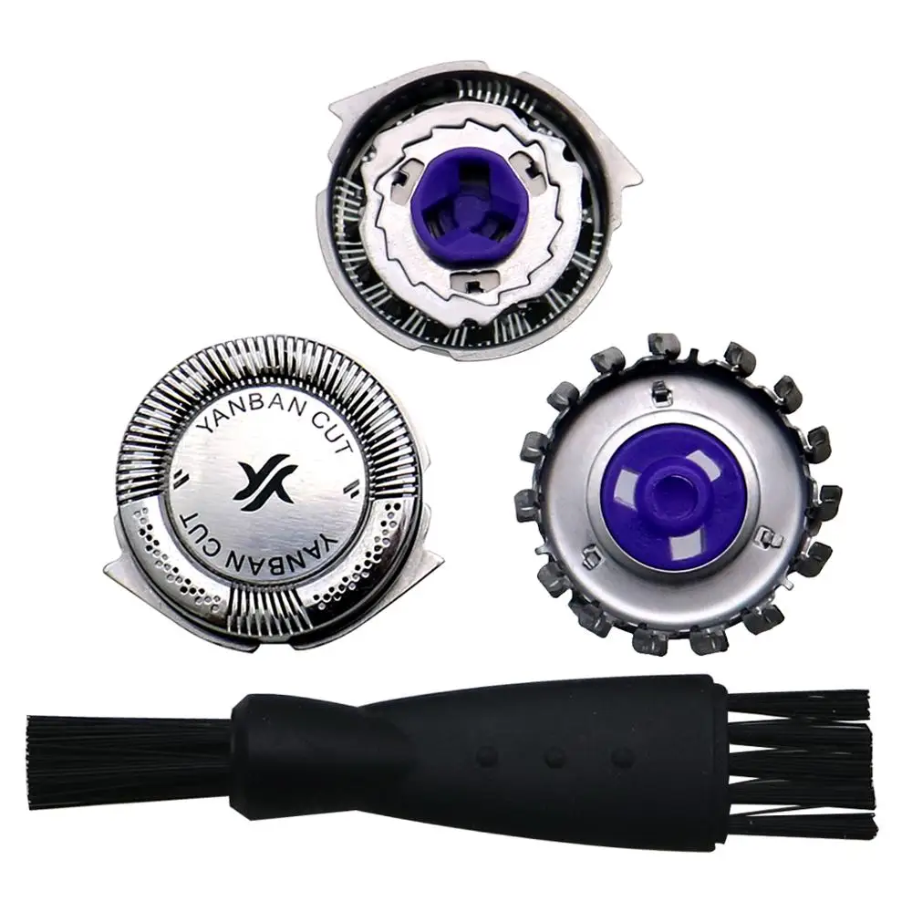 Cabeças de barbear Norelco para Philips, HQ8, HQ6073, HQ7120, PT735, HQ7160, HQ7742, HQ8830, HQ8890, HQ7320, HQ8865, PT730, PT870, 3 unidades