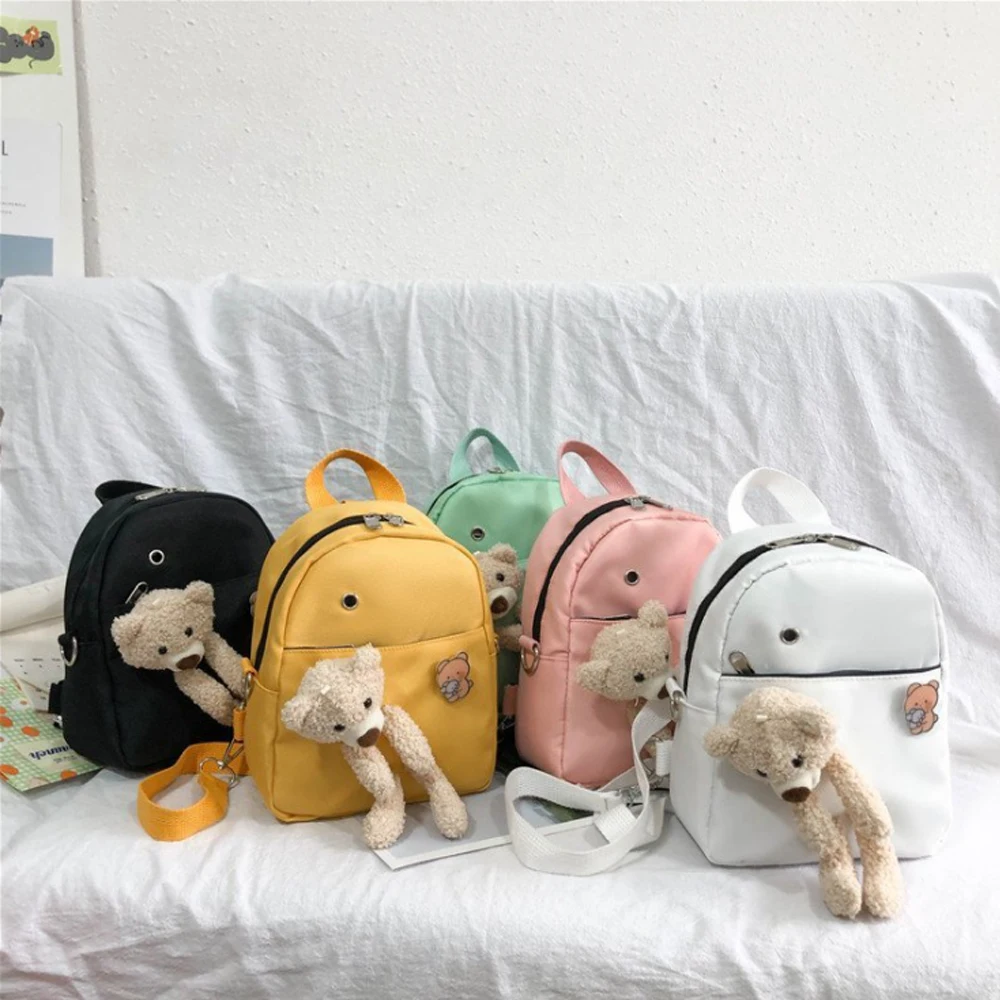 Kids Child Toddler Bags Kindergarten Children Plush Backpack Cartoon Lovely Cute Baby Newborn Boys Girls School Students Bag